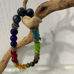 Chakra stone stretch bracelet
